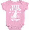 Best Friend German Shepherd Baby Bodysuit