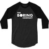 the boring company elon musk 3/4 Sleeve Shirt
