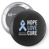 hope love cure stomach cancer awareness Pin-back button