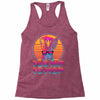 Too Hip To Hop  Bunny Easter Racerback Tank