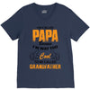 I'm Called Papa Because I'm Way Too Cool To Be Called Grandfather V-Neck Tee