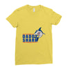 Daddy Shark Ladies Fitted T-Shirt