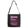 quens are born in november Adjustable Strap Totes