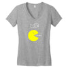 Mr Pacman Women's V-Neck T-Shirt