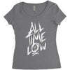 all time low graffiti Women's Triblend Scoop T-shirt