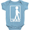 lmao laughing Baby Onesie