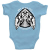 why do we fall, so we can learn to pickup ourselves up black Baby Onesie