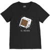 space heater V-Neck Tee
