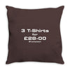 promotion   3 tshirts for &pound;28 00 Throw Pillow