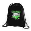 screw lab safety i want super powers Drawstring Bags