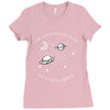 Space (f96) Ladies Fitted T-Shirt