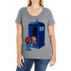 back to his roots Ladies Curvy T-Shirt