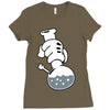 mickey get high Ladies Fitted T-Shirt