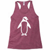 penguin funny Racerback Tank