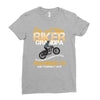 I'm A Nice Biker Grandpa So If I'm An Asshole To You You Need To Ask Y Ladies Fitted T-Shirt