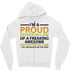 i'm a proud father in law Zipper Hoodie