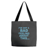 bad feeling Tote Bags