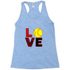 love softball Racerback Tank