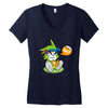 rufu  the green wolf Women's V-Neck T-Shirt