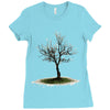 shades of winter Ladies Fitted T-Shirt