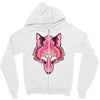 pink foxy Zipper Hoodie