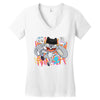 playing games Women's V-Neck T-Shirt