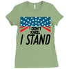 I Don't Kneel Ladies Fitted T-Shirt