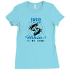 Dad is my Name Fishing Is My Game Ladies Fitted T-Shirt