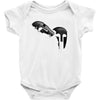 spartan mask Baby Bodysuit