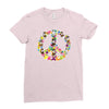 peace Ladies Fitted T-Shirt