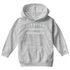 lipstick diamonds champagne Youth Hoodie