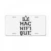 Magnifique With Crown License Plate