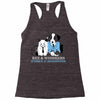 rex and whiskers attorneys Racerback Tank