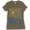 surf line Ladies Fitted T-Shirt