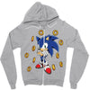 Sonic Rings Zipper Hoodie