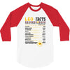 Leo Facts Zodiac 3/4 Sleeve Shirt