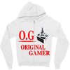 old school gamer Zipper Hoodie