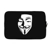 v per vendetta face film horror cinema&amp;tv Laptop sleeve