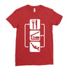 v2 eat sleep scuba dive Ladies Fitted T-Shirt