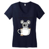 my puns are Women's V-Neck T-Shirt