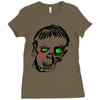 punk zombie baseball Ladies Fitted T-Shirt