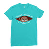 May Peeking Out Baby Boy Ladies Fitted T-Shirt