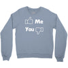 me you facebook Crewneck Sweatshirt