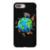 animal polygon around the planet iPhone 8 Plus