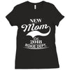 New Mom 2018 Rokie Dept. Ladies Fitted T-Shirt