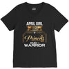 april girl is a perfect combination of princess and warrior V-Neck Tee
