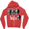 the skulls Zipper Hoodie