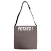 keith lemon potato, funny Adjustable Strap Totes