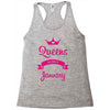 queens are born in january Racerback Tank