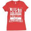 Just One More Skateboard I Promise Ladies Fitted T-Shirt